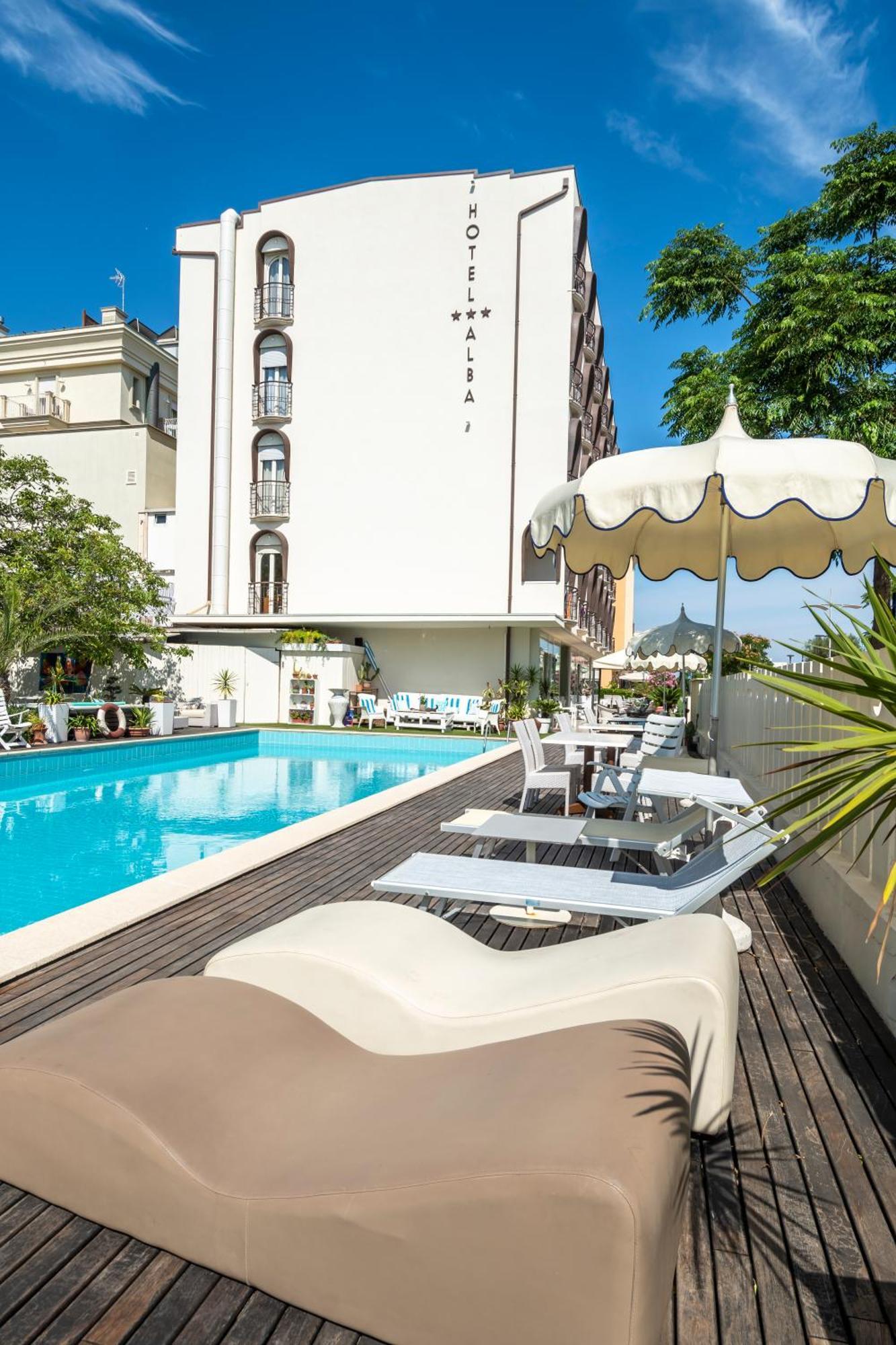 Hotel Alba Misano Adriatico Eksteriør bilde